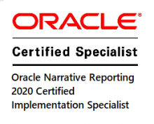Oracle Narrative Reporting 2020 Certified Implementation Specialist